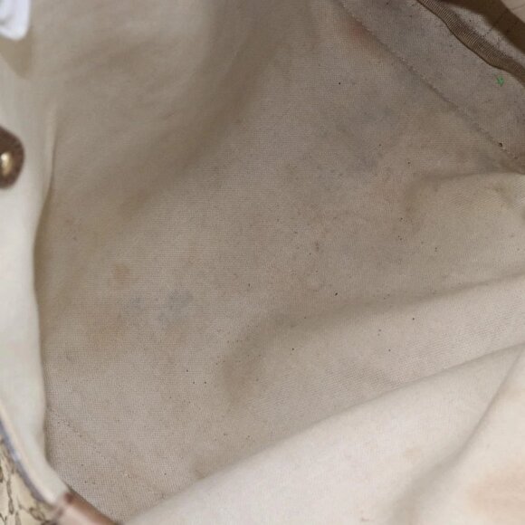 GUCCI GG Canvas Tote Bag Beige Auth 146146 - Picture 10 of 16